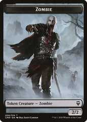 Golem // Zombie Double-Sided Token [Commander Legends Tokens] | Boutique FDB TCG