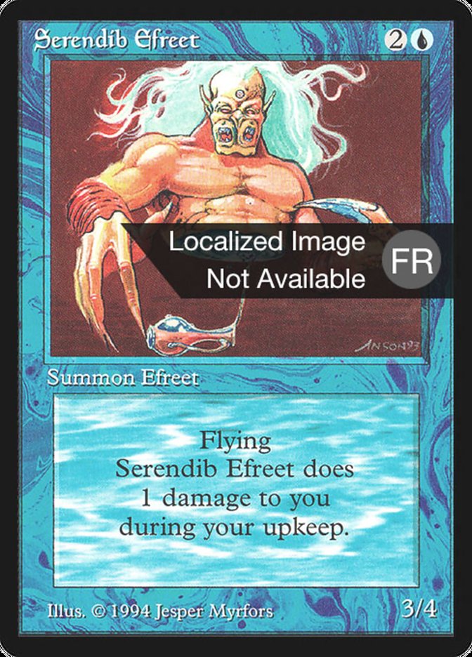 Serendib Efreet [Foreign Black Border] | Boutique FDB TCG