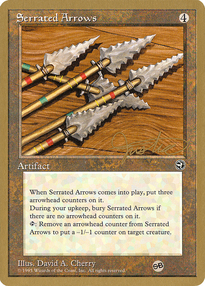 Serrated Arrows (Mark Justice) (SB) [Pro Tour Collector Set] | Boutique FDB TCG