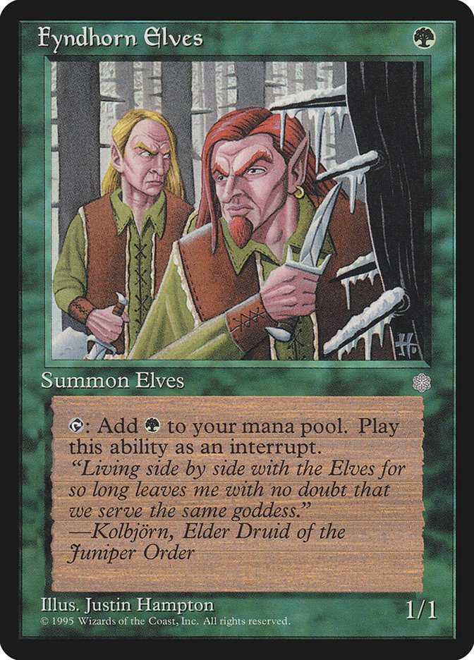 Fyndhorn Elves [Ice Age] | Boutique FDB TCG