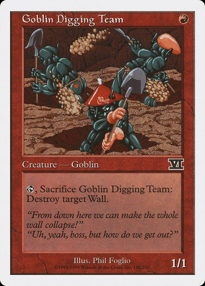 Goblin Digging Team [Classic Sixth Edition] | Boutique FDB TCG
