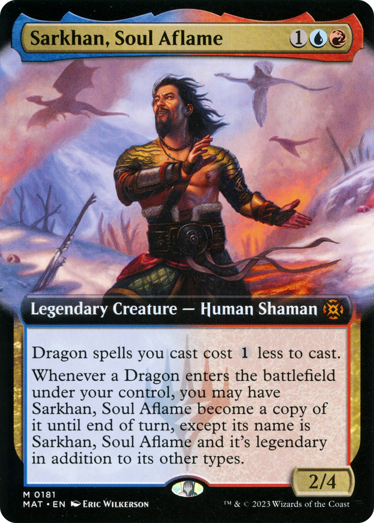 Sarkhan, Soul Aflame (Extended Art) [March of the Machine: The Aftermath] | Boutique FDB TCG