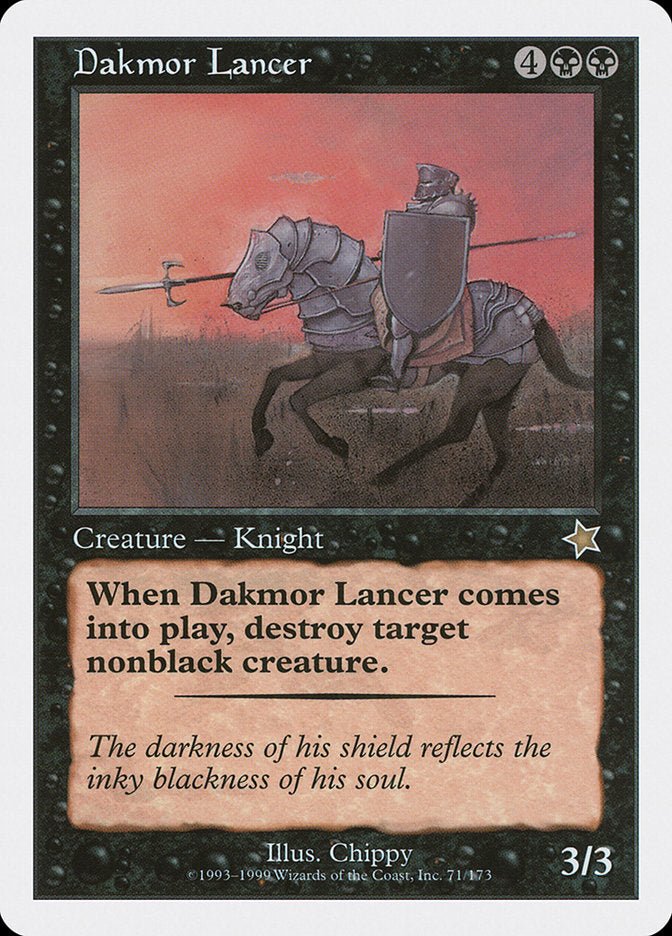 Dakmor Lancer [Starter 1999] | Boutique FDB TCG