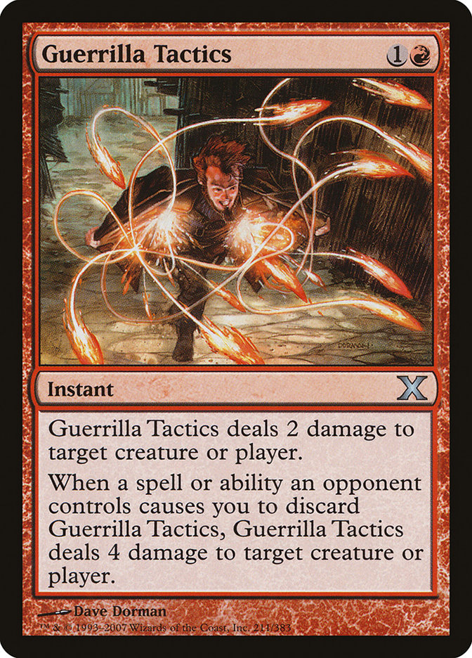 Guerrilla Tactics [Tenth Edition] | Boutique FDB TCG