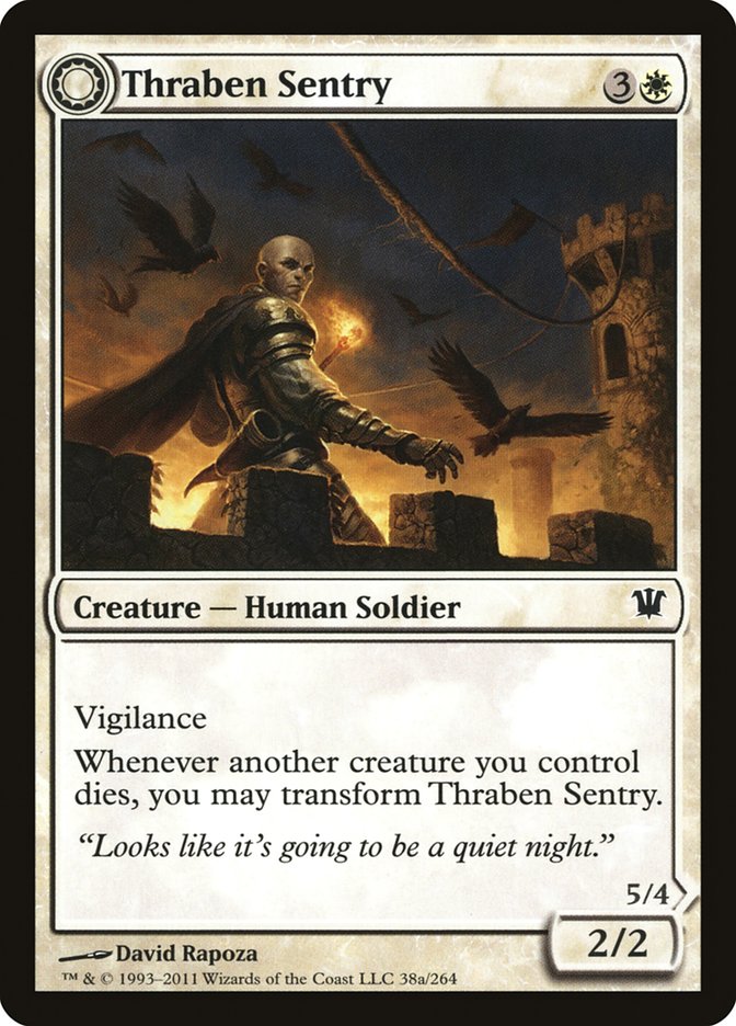 Thraben Sentry // Thraben Militia [Innistrad] | Boutique FDB TCG