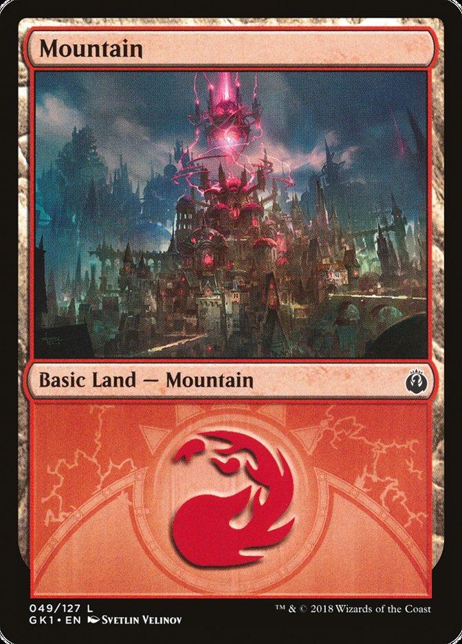 Mountain (49) [Guilds of Ravnica Guild Kit] | Boutique FDB TCG