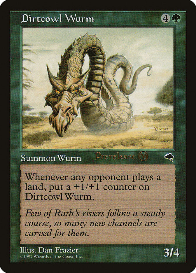 Dirtcowl Wurm [Tempest Promos] | Boutique FDB TCG