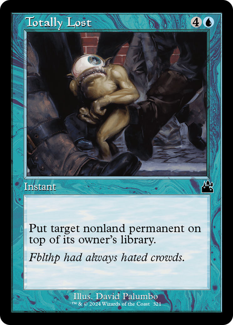 Totally Lost (Retro Frame) [Ravnica Remastered] | Boutique FDB TCG