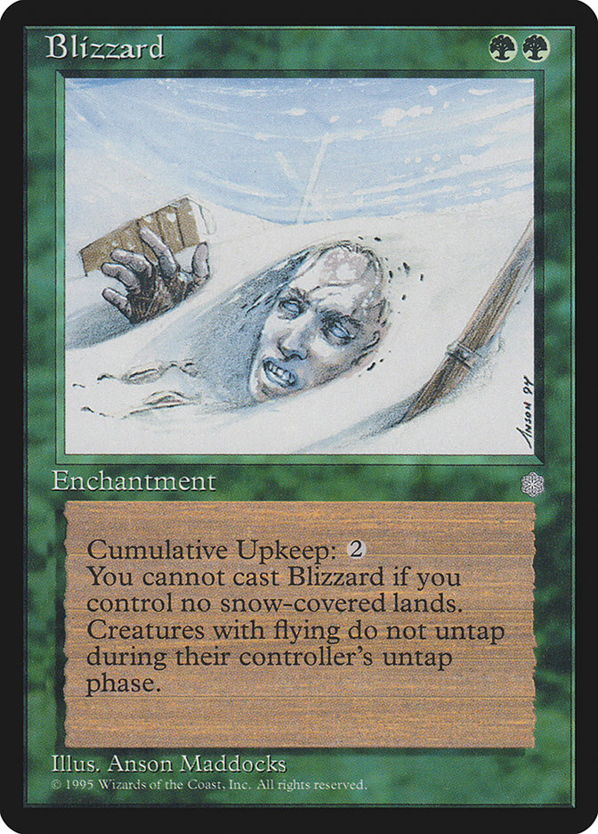 Blizzard [Ice Age] | Boutique FDB TCG