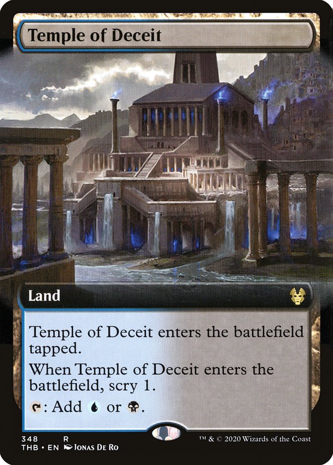 Temple of Deceit (Extended Art) [Theros Beyond Death] | Boutique FDB TCG
