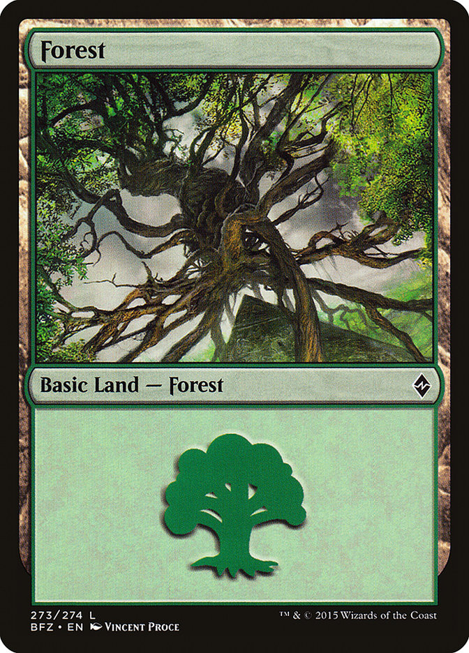 Forest (273a) [Battle for Zendikar] | Boutique FDB TCG