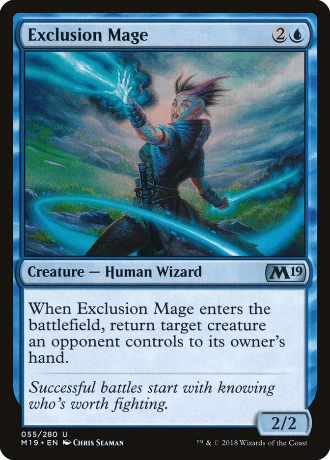 Exclusion Mage [Core Set 2019] | Boutique FDB TCG