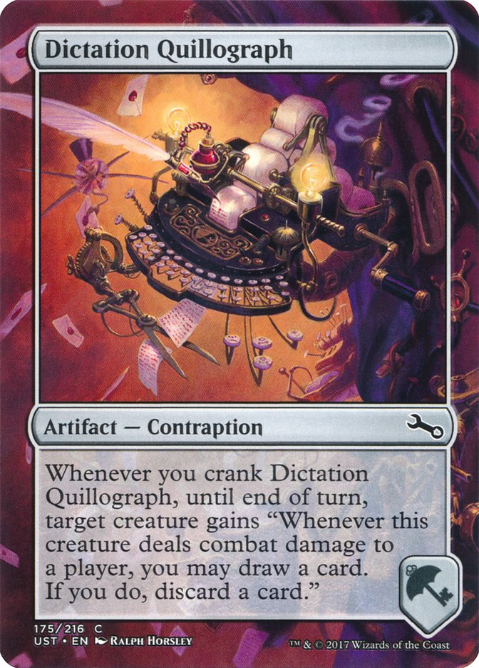 Dictation Quillograph [Unstable] | Boutique FDB TCG