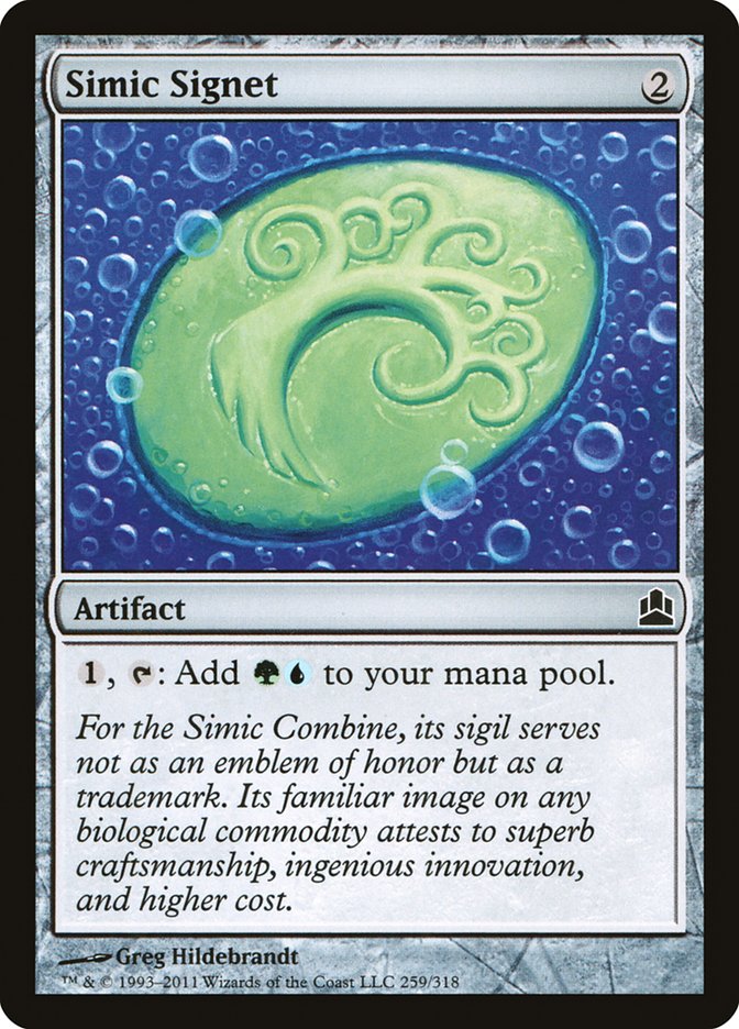 Simic Signet [Commander 2011] | Boutique FDB TCG