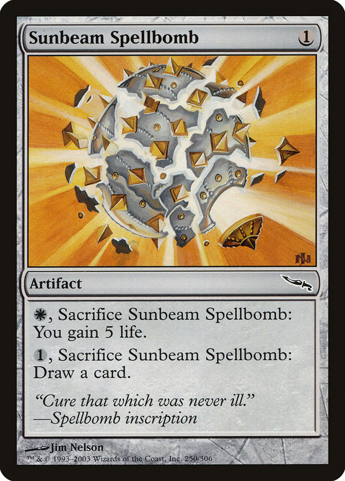 Sunbeam Spellbomb [Mirrodin] | Boutique FDB TCG