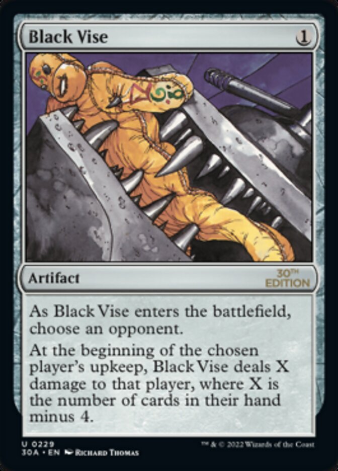 Black Vise [30th Anniversary Edition] | Boutique FDB TCG