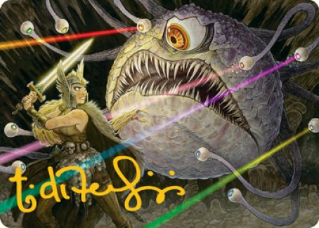 Hive of the Eye Tyrant Art Card (Gold-Stamped Signature) [Dungeons & Dragons: Adventures in the Forgotten Realms Art Series] | Boutique FDB TCG