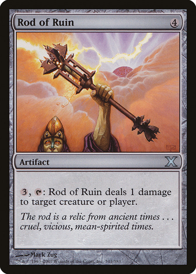 Rod of Ruin [Tenth Edition] | Boutique FDB TCG