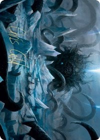 Icebreaker Kraken Art Card (Gold-Stamped Signature) [Kaldheim Art Series] | Boutique FDB TCG