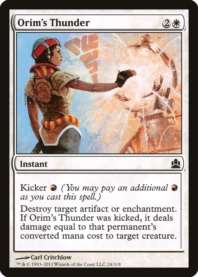 Orim's Thunder [Commander 2011] | Boutique FDB TCG
