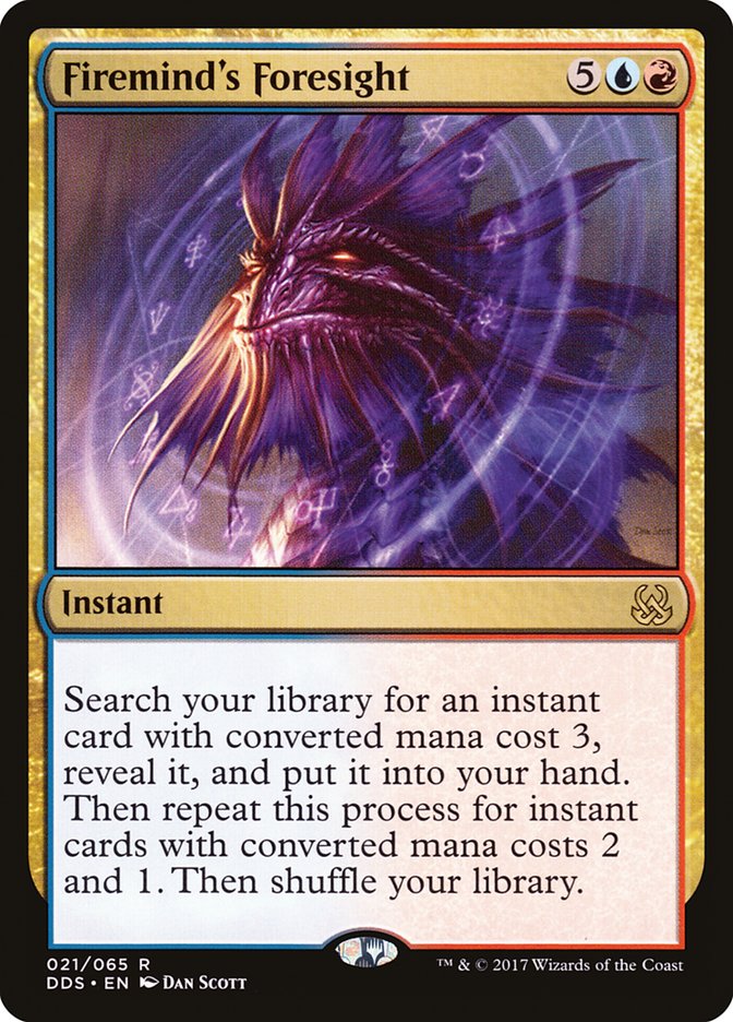 Firemind's Foresight [Duel Decks: Mind vs. Might] | Boutique FDB TCG