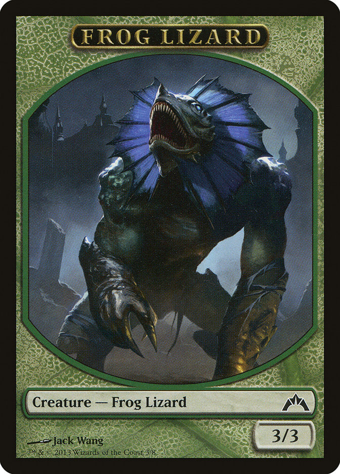 Frog Lizard Token [Gatecrash Tokens] | Boutique FDB TCG