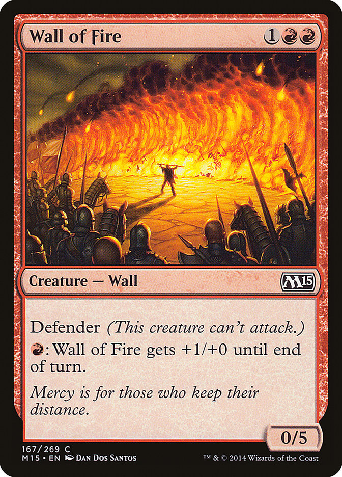 Wall of Fire [Magic 2015] | Boutique FDB TCG