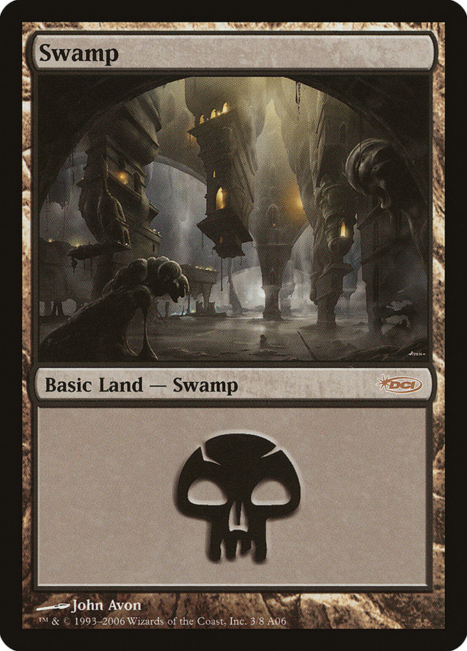 Swamp (3) [Arena League 2006] | Boutique FDB TCG