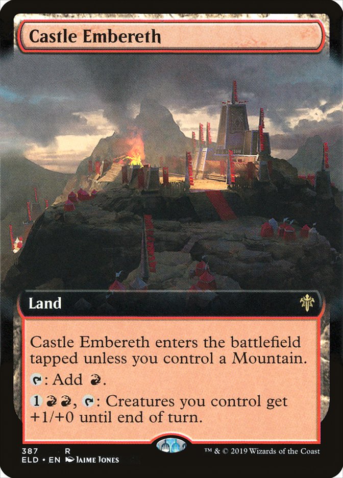 Castle Embereth (Extended Art) [Throne of Eldraine] | Boutique FDB TCG