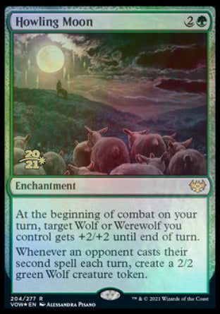 Howling Moon [Innistrad: Crimson Vow Prerelease Promos] | Boutique FDB TCG