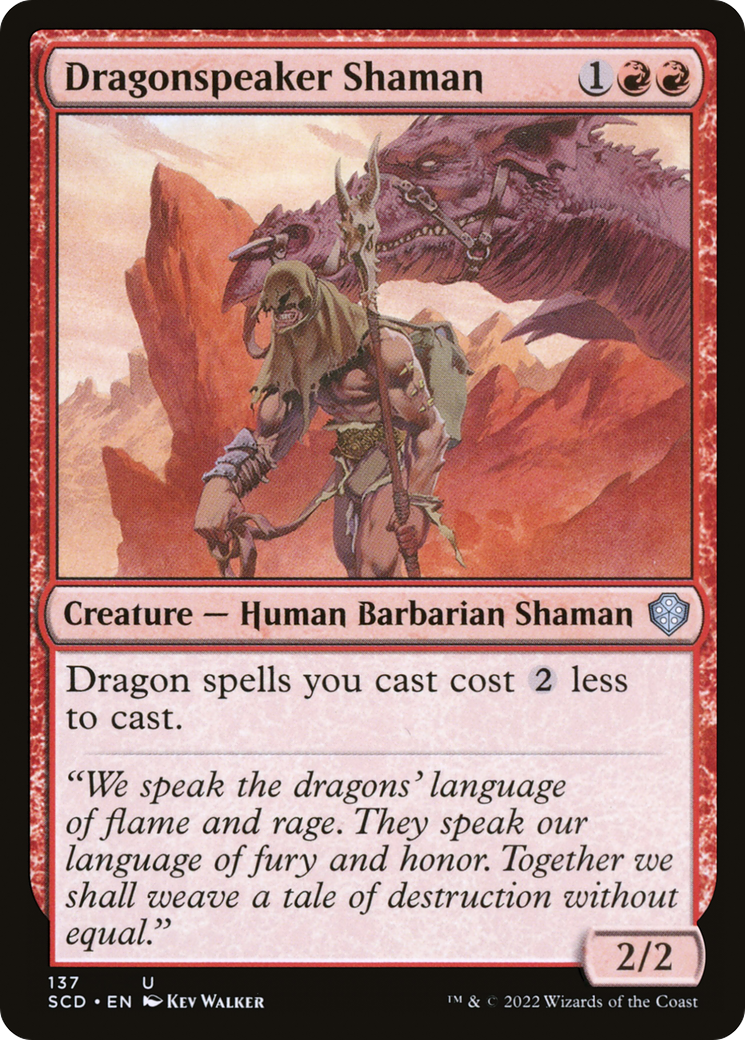 Dragonspeaker Shaman [Starter Commander Decks] | Boutique FDB TCG