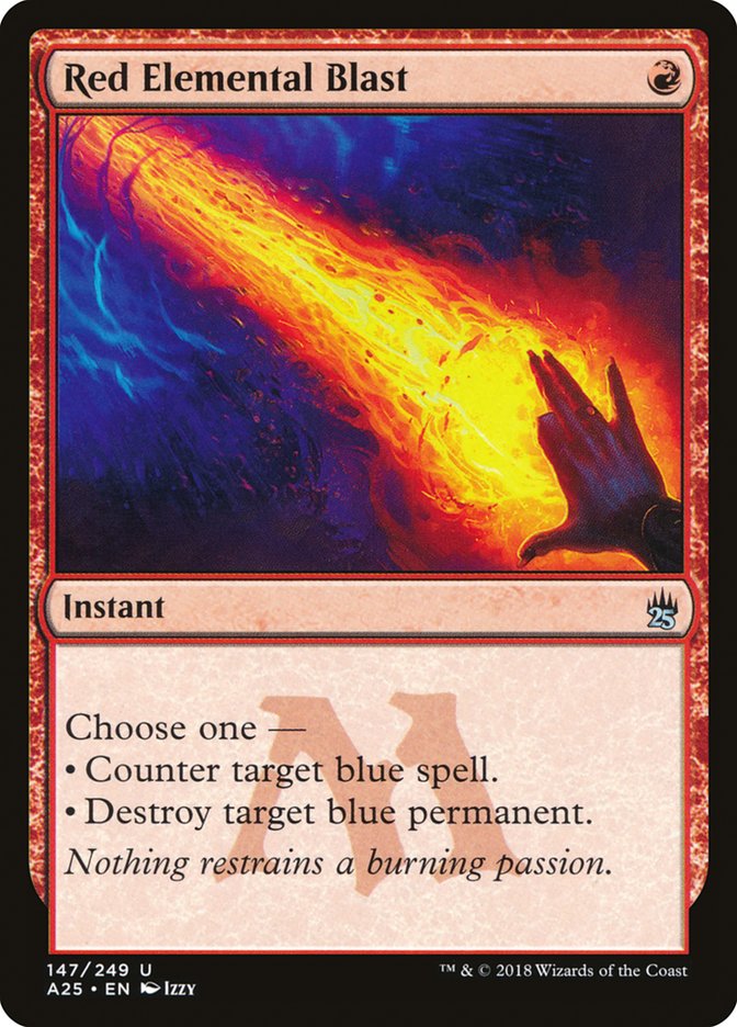 Red Elemental Blast [Masters 25] | Boutique FDB TCG