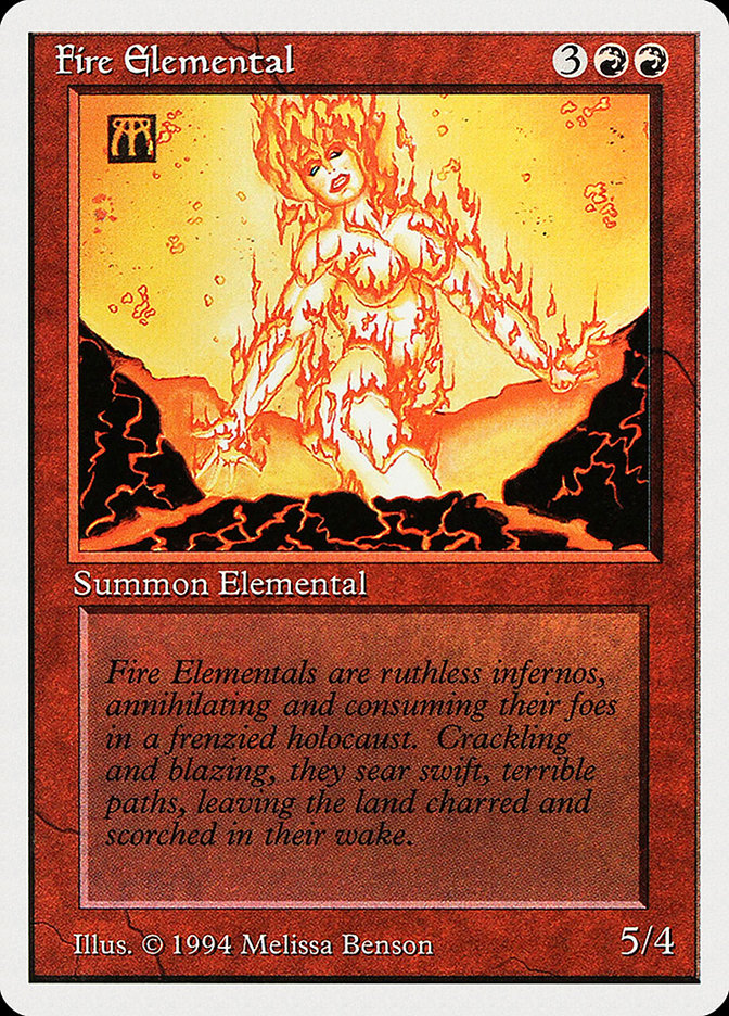 Fire Elemental [Summer Magic / Edgar] | Boutique FDB TCG