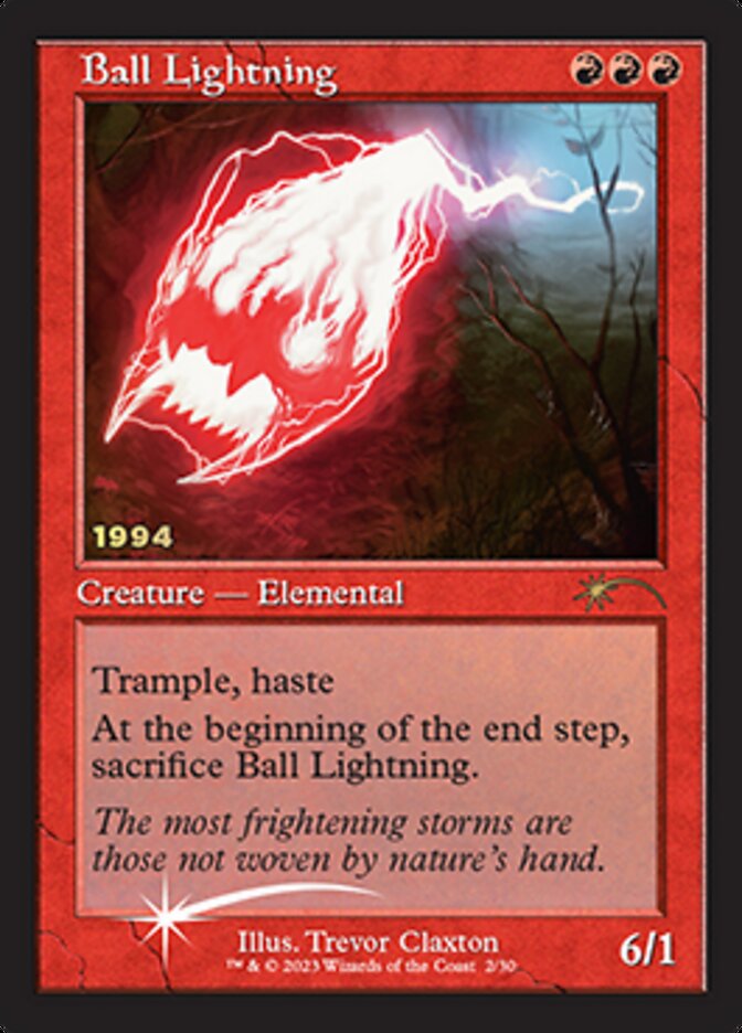 Ball Lightning [30th Anniversary Promos] | Boutique FDB TCG