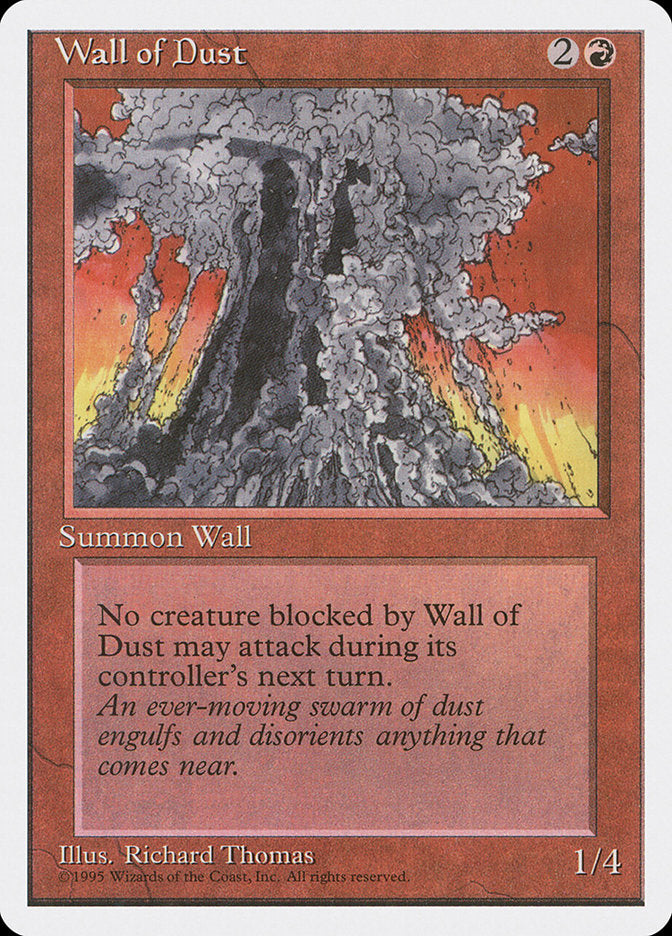 Wall of Dust [Fourth Edition] | Boutique FDB TCG