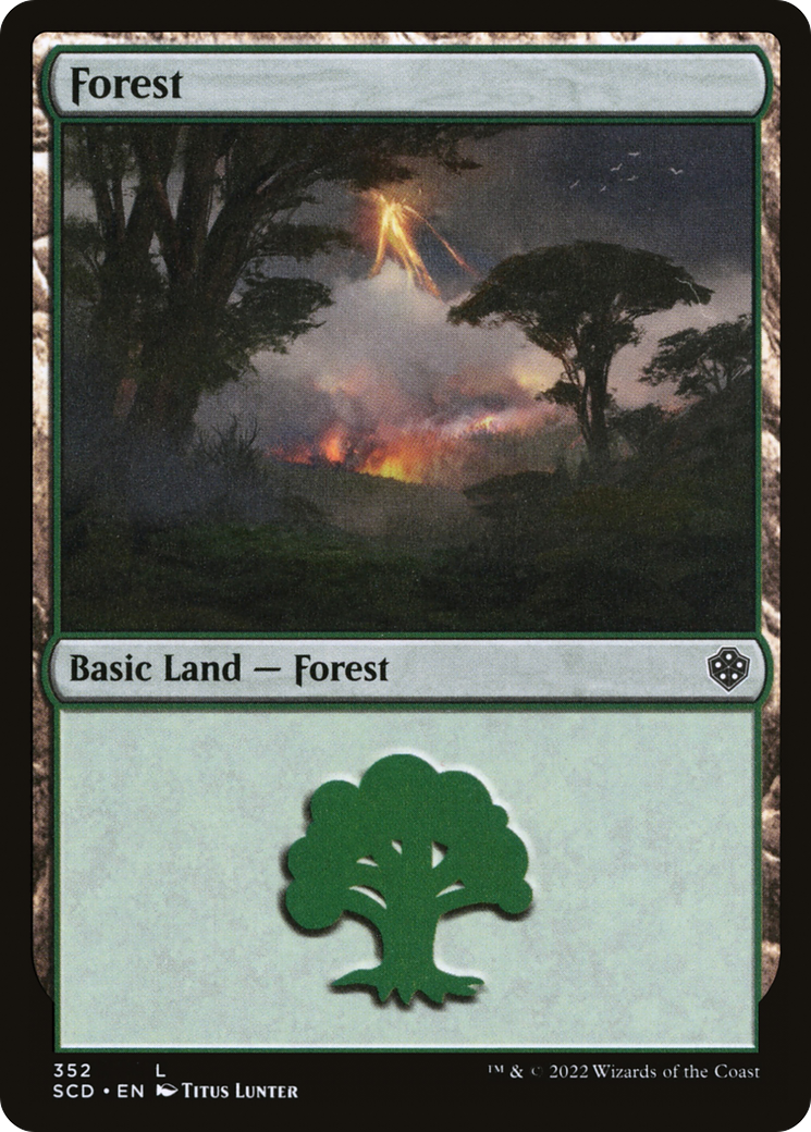 Forest (352) [Starter Commander Decks] | Boutique FDB TCG