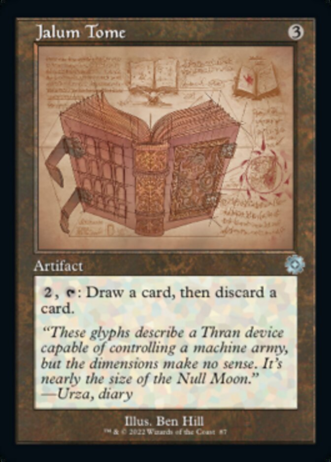 Jalum Tome (Retro Schematic) [The Brothers' War Retro Artifacts] | Boutique FDB TCG