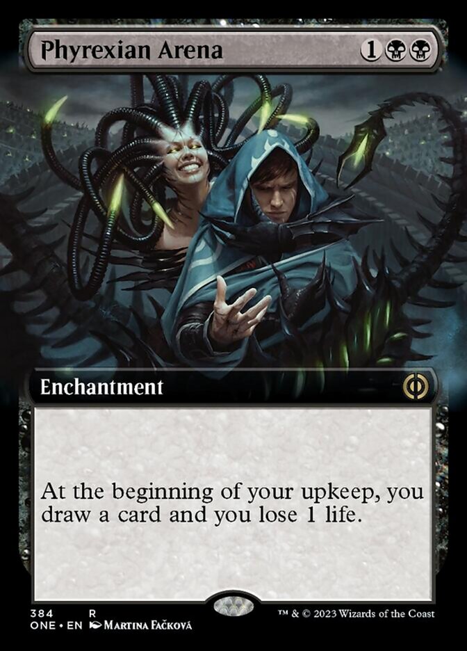 Phyrexian Arena (Extended Art) [Phyrexia: All Will Be One] | Boutique FDB TCG