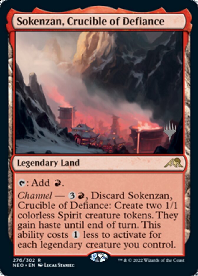 Sokenzan, Crucible of Defiance (Promo Pack) [Kamigawa: Neon Dynasty Promos] | Boutique FDB TCG