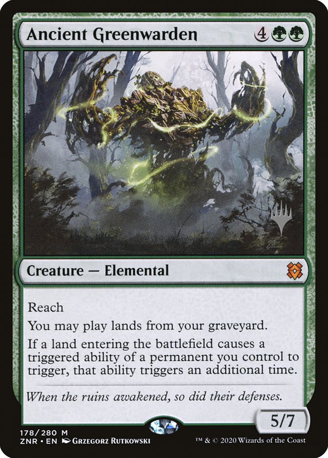 Ancient Greenwarden (Promo Pack) [Zendikar Rising Promos] | Boutique FDB TCG