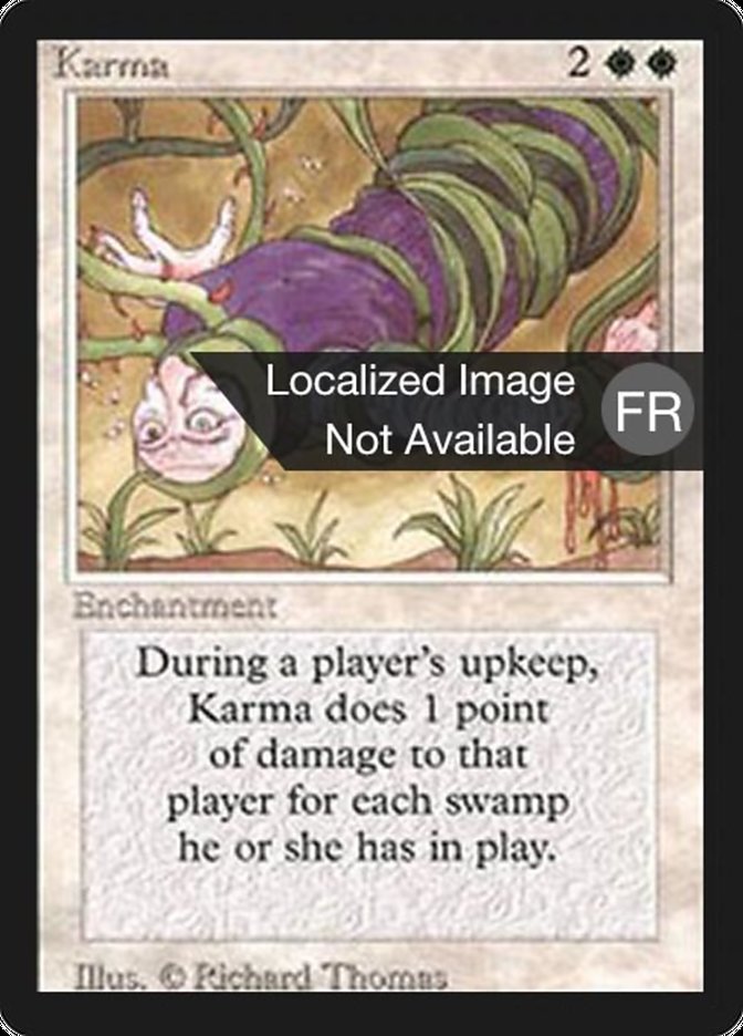 Karma [Foreign Black Border] | Boutique FDB TCG