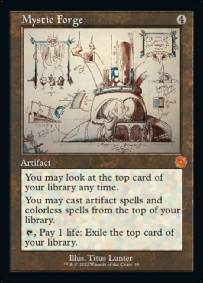 Mystic Forge (Retro Schematic) [The Brothers' War Retro Artifacts] | Boutique FDB TCG