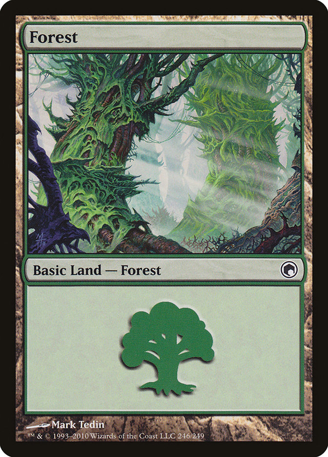 Forest (246) [Scars of Mirrodin] | Boutique FDB TCG