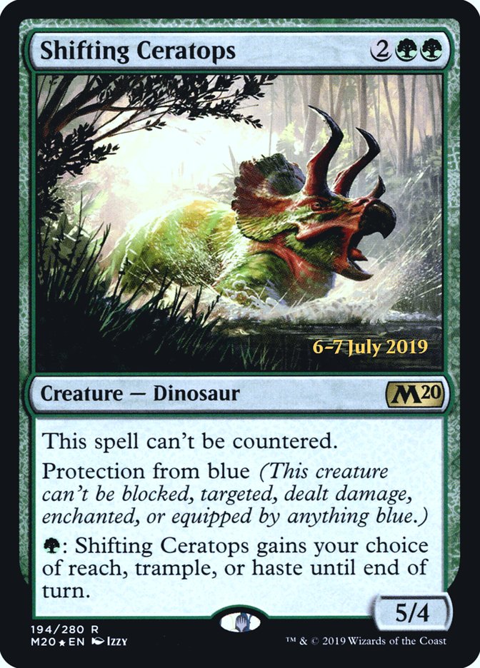 Shifting Ceratops [Core Set 2020 Prerelease Promos] | Boutique FDB TCG