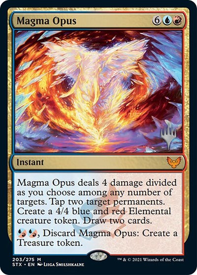 Magma Opus (Promo Pack) [Strixhaven: School of Mages Promos] | Boutique FDB TCG