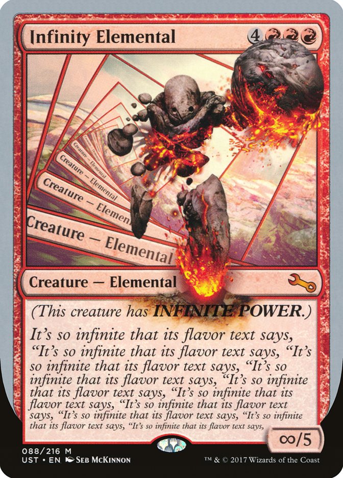 Infinity Elemental [Unstable] | Boutique FDB TCG
