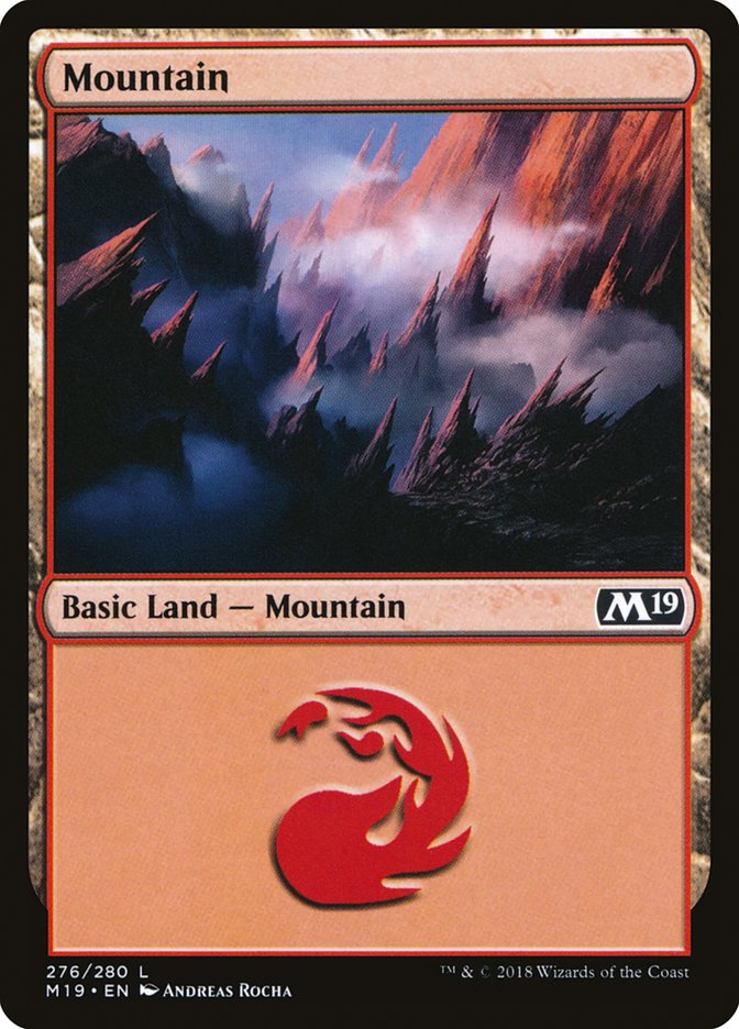 Mountain (276) [Core Set 2019] | Boutique FDB TCG
