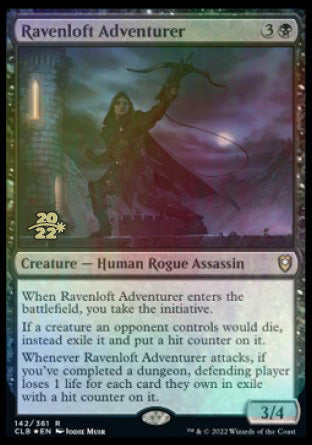 Ravenloft Adventurer [Commander Legends: Battle for Baldur's Gate Prerelease Promos] | Boutique FDB TCG