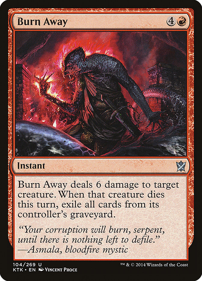 Burn Away [Khans of Tarkir] | Boutique FDB TCG