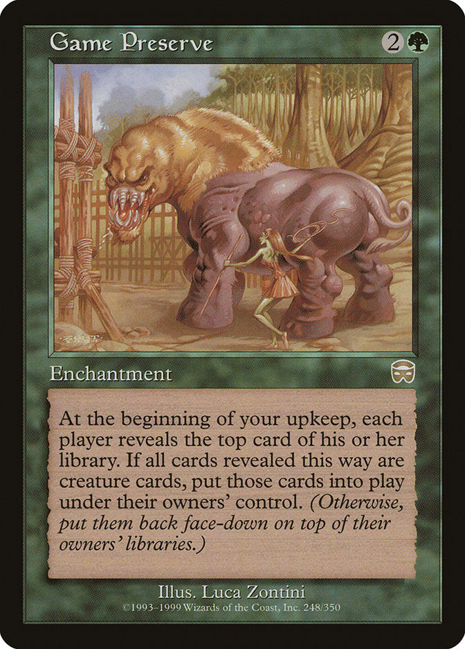 Game Preserve [Mercadian Masques] | Boutique FDB TCG